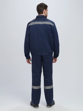 Костюм Лигор-1 СОП (тк.Смесовая,210) брюки, т.синий