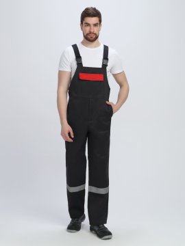 Костюм Лигор-2 СОП (тк.Смесовая,210) п/к, черный/красный