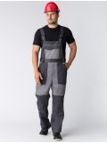 Полукомбинезон Премиум (тк.Смесовая,240), т.серый/св.серый