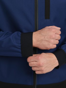 Куртка ProfLineLeader (тк.Софтшел), синий/черный