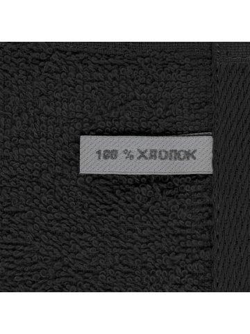 Полотенце Софт Лайт 30х60 (тк.Хлопок,350), черный