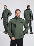 Куртка ProfLineLeader (тк.Хлопок/Спандекс,260), хаки/черный