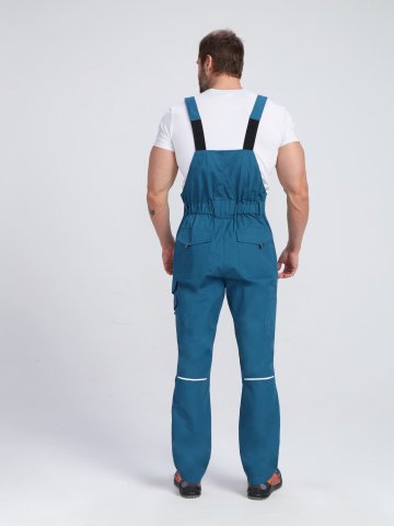 Полукомбинезон ProfLineSpecialist (тк.РипСтоп,240), циан/черный