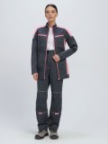 Костюм женский ProfLineSpecialist-1 (тк.Смесовая,240) брюки, серый/розовый