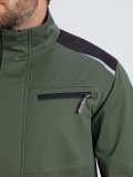 Костюм ProfLineLeader-2 (тк.Хлопок/Спандекс,260) п/к, хаки/черный