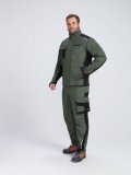 Костюм ProfLineLeader-1 (тк.Хлопок/Спандекс,260) брюки, хаки/черный
