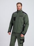 Костюм ProfLineLeader-1 (тк.Хлопок/Спандекс,260) брюки, хаки/черный
