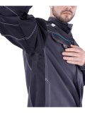 Куртка ТУРБО SAFETY летняя, т.серая-черная