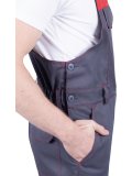 Полукомбинезон ХАЙ-ТЕК SAFETY летний, серый-красный
