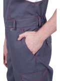 Полукомбинезон ХАЙ-ТЕК SAFETY летний, серый-красный