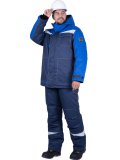 Костюм КМ-10 ЛЮКС зимний 3-4 класс, синий-василек