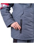 Куртка ХАЙ-ТЕК SAFETY зимняя, серый-красный-черный, женская