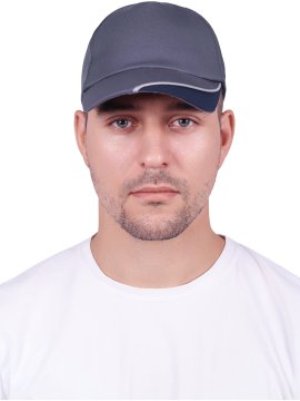 Бейсболка IFORM, серый-т.серый