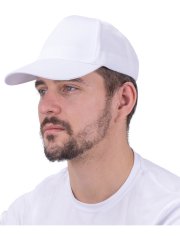 Бейсболка белая
