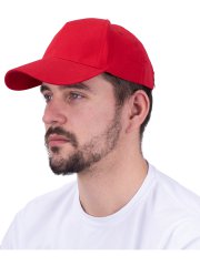 Бейсболка красная