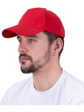 Бейсболка красная