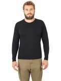 Футболка длинный рукав черная 160 г/м2