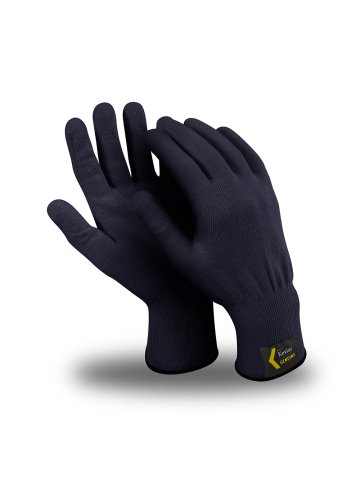 Перчатки АРАМАКС БЛЭК (MG-305), Kevlar®, без покрытия, оверлок, цвет черный