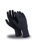 Перчатки АРАМАКС БЛЭК (MG-315), Kevlar®, SlipGrip®, оверлок, цвет черный