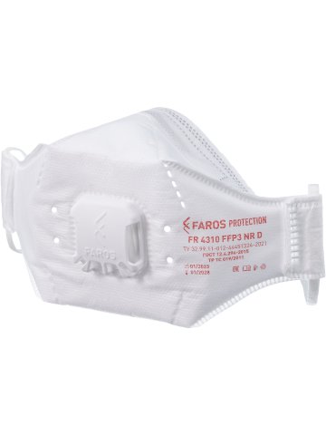 Респиратор FR 4310 PREMIUM, FFP3 NR D, с клапаном