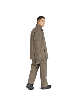 Костюм суконный, к/бр, с усилением, коричн., сукно 760г/м²