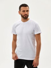Футболка 100% хлопок 160 г/м2 (XS-5XL) муж. белый