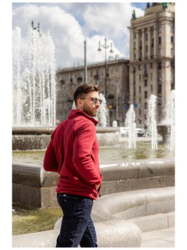 Флисовая толстовка Brodeks KS 211,бордо