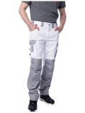 Летние брюки Brodeks KS 302, белый