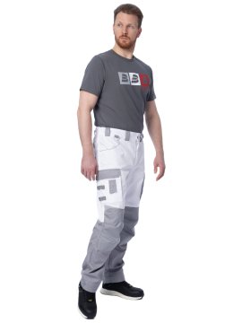 Летние брюки Brodeks KS 302, белый