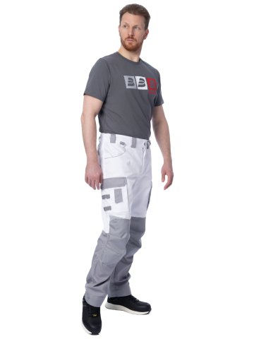 Летние брюки Brodeks KS 302, белый