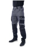 Летние брюки Brodeks KS 302, серый/черный