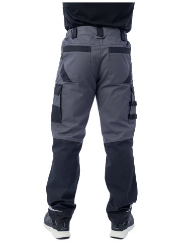 Летние брюки Brodeks KS 302, серый/черный