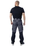 Летние брюки Brodeks KS 302, серый/черный