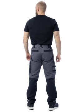 Летние брюки Brodeks KS 302, серый/черный