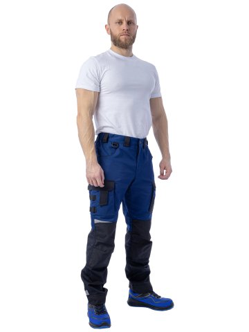 Летние брюки Brodeks KS 302, синий/черный