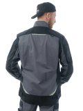 Летняя куртка Brodeks KS 202 C, графит серый/черный (100% хлопок!)