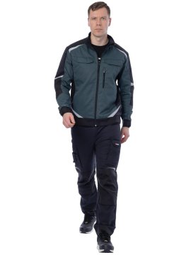 Летняя куртка Brodeks KS 202, хвойный/черный