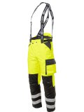 Зимние сигнальные брюки Brodeks KW 308, желтый/черный