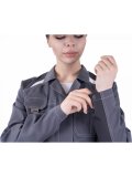 Халат ТУРБО SAFETY летний, серый-т.серый, женский