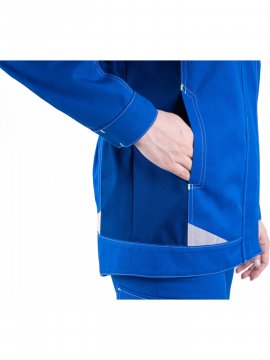 Куртка ТУРБО SAFETY летняя, василек-синий, женская