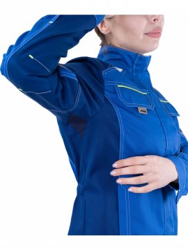 Куртка ТУРБО SAFETY летняя, василек-синий, женская