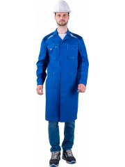 Халат ТУРБО SAFETY летний, василек-синий