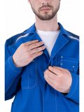 Халат ТУРБО SAFETY летний, василек-синий